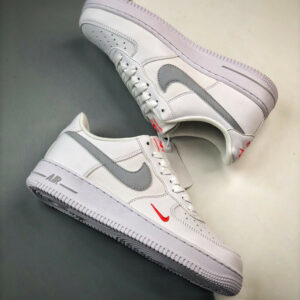 Nike Air Force 1 Low White Red Grey FD9772-100 For Sale