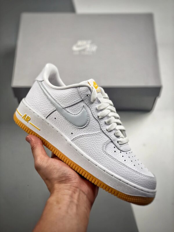 Nike Air Force 1 Low White Yellow Gum DZ4512-100 For Sale