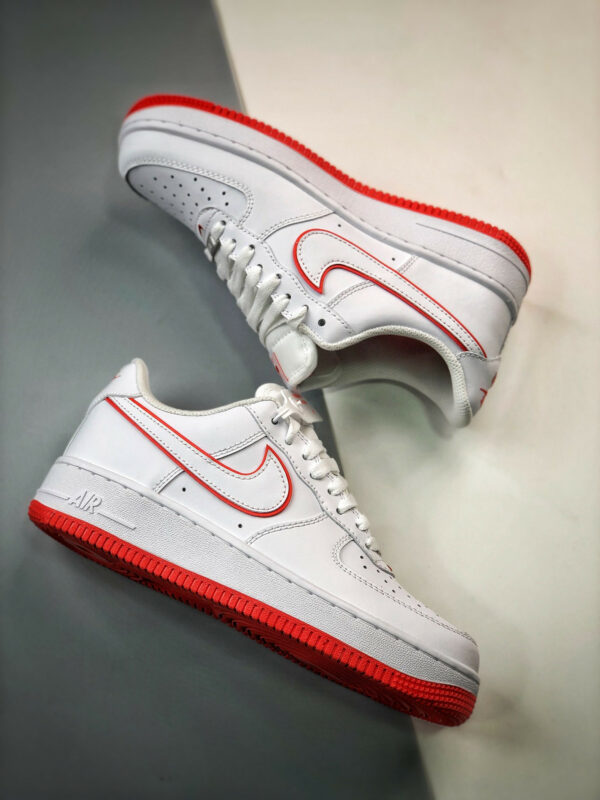 Nike Air Force 1 Low White and Orange DV0788-102 For Sale