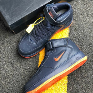 Nike Air Force 1 Mid New York Obsidian Black For Sale