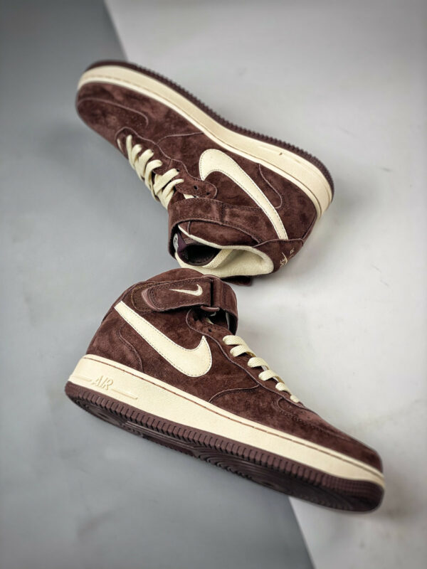 Nike Air Force 1 Mid QS Chocolate DM0107-200 For Sale