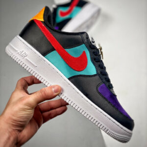 Nike Air Force 1 NBA And WNBA Black Washed Teal Court Purple Gym Red For Sale