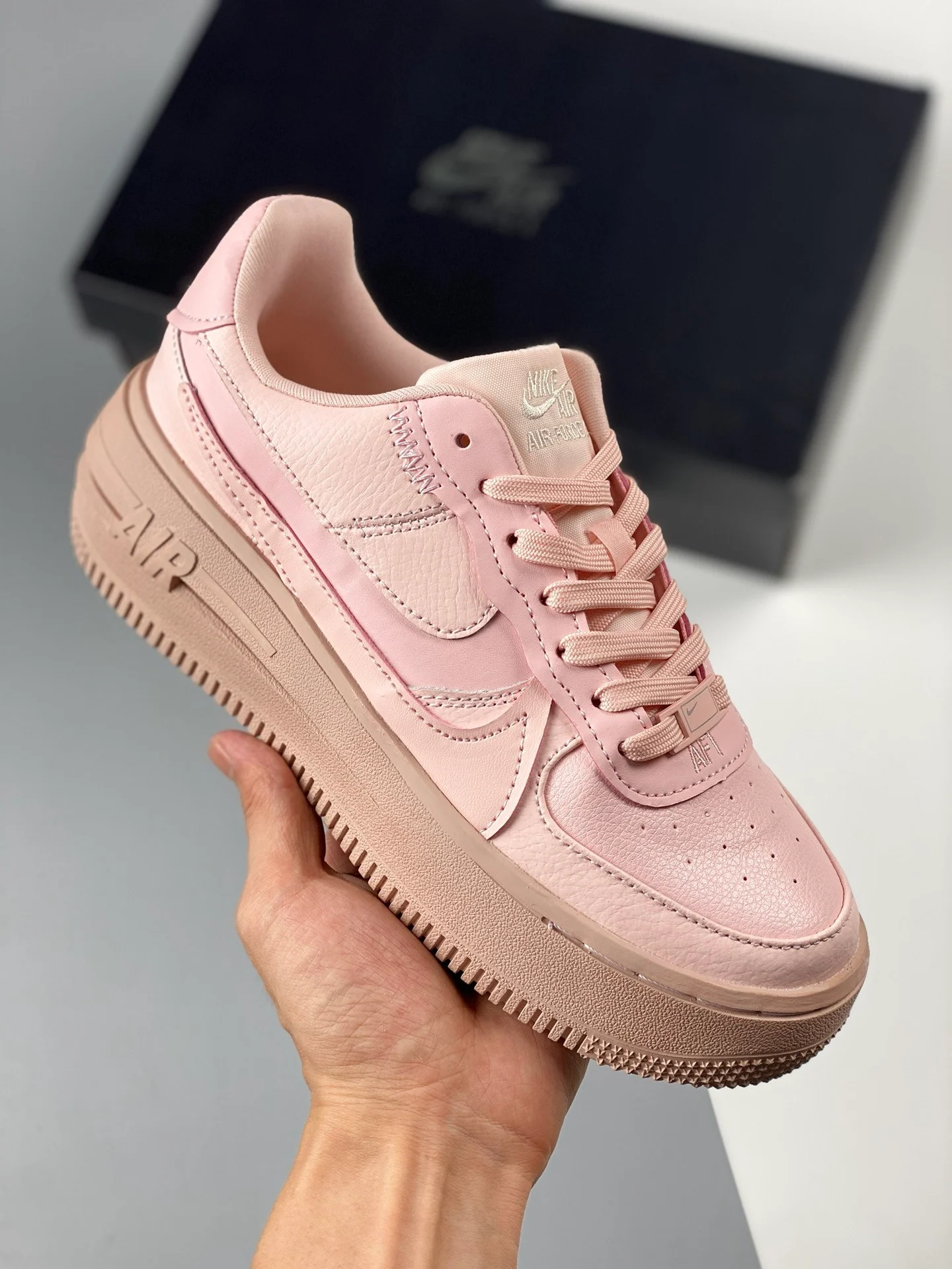 Nike Air Force 1 PLT.AF.ORM Atmosphere Pink Oxford DJ9946-600 For Sale