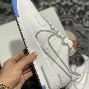 Nike Air Force 1 React White Light Smoke Grey-University Gold For Sale