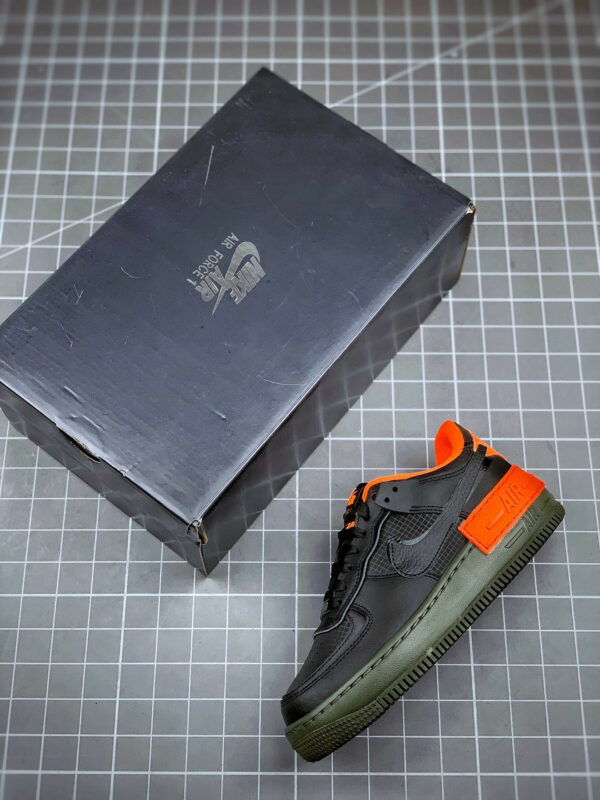 Nike Air Force 1 Shadow Halloween Black Orange For Sale