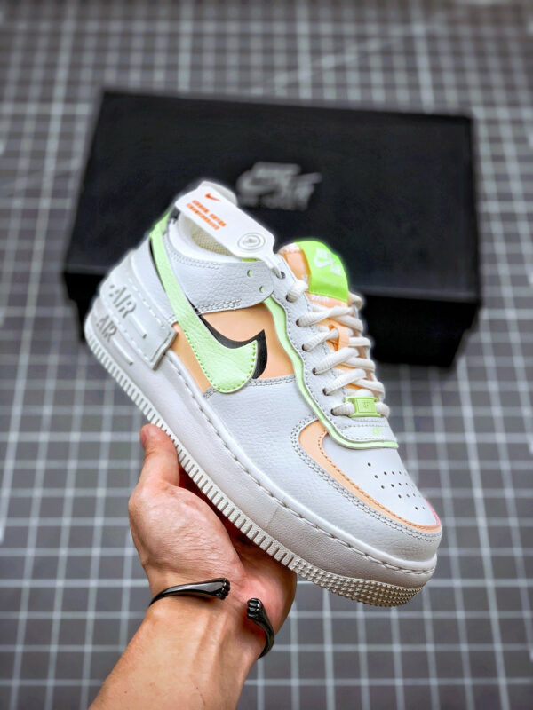 Nike Air Force 1 Shadow White Barely Volt Crimson Tint For Sale