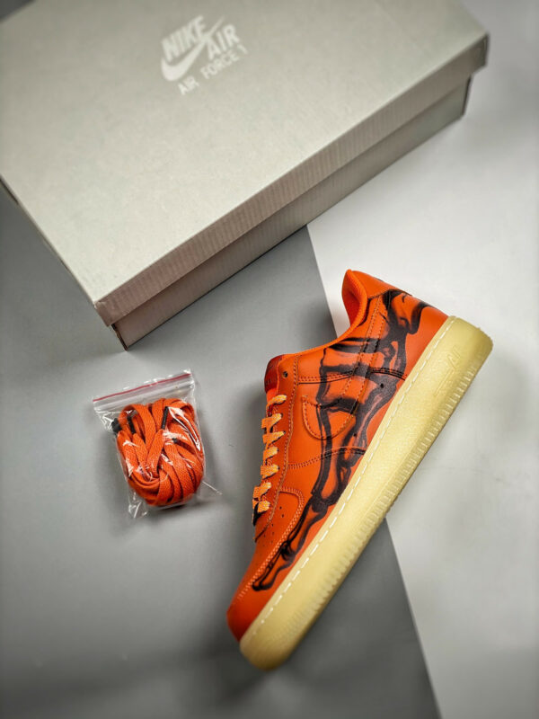 Nike Air Force 1 Skeleton Brilliant Orange CU8067-800 For Sale