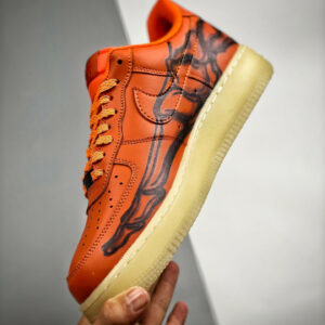 Nike Air Force 1 Skeleton Brilliant Orange CU8067-800 For Sale