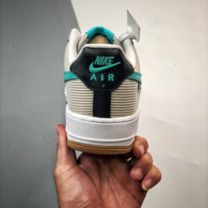 Nike Air Force 1 Spliced Swoosh Tan Green DX6062-101 For Sale