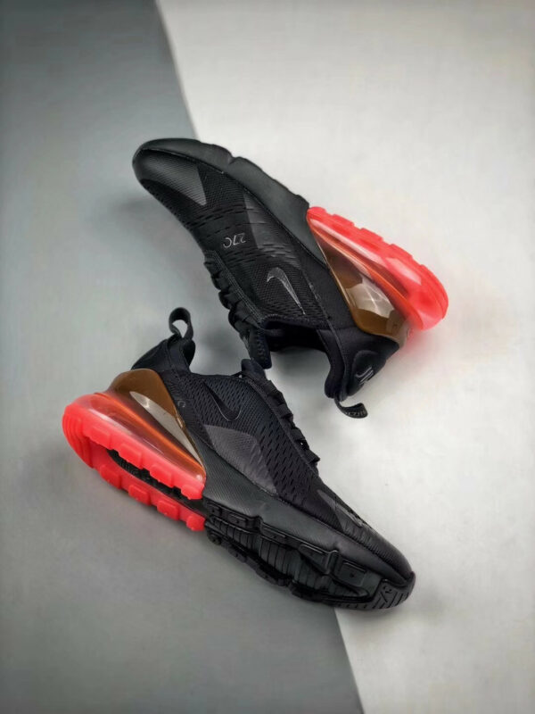 Nike Air Max 270 Black Hot Punch AH8050-010 For Sale