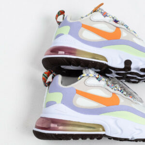 Nike Air Max 270 React Cream Purple Orange For Sale