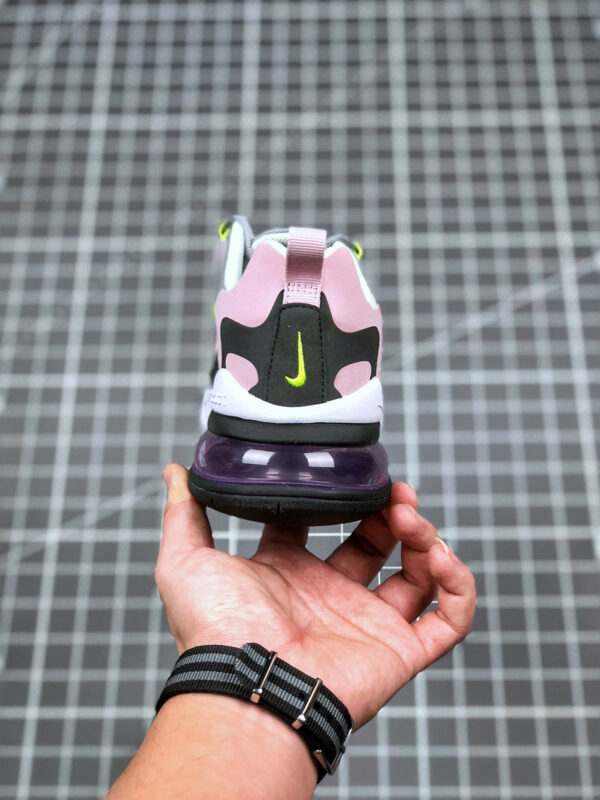 Nike Air Max 270 React GS Particle Grey Lemon Venom For Sale