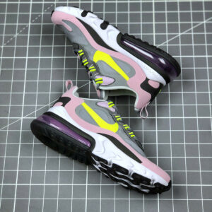 Nike Air Max 270 React GS Particle Grey Lemon Venom For Sale