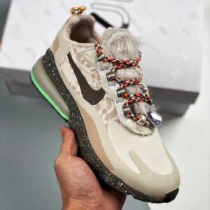 Nike Air Max 270 React Light Tan Baroque Brown For Sale