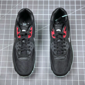 Nike Air Max 90 Premium Vinyl Black Cool Grey-Teal Tint-University Red For Sale