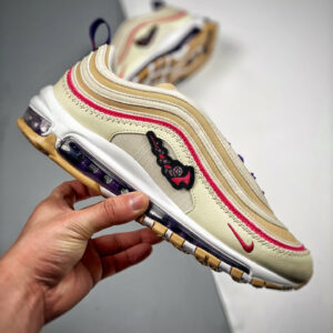 Nike Air Max 97 Air Sprung Tan Purple-Pink For Sale