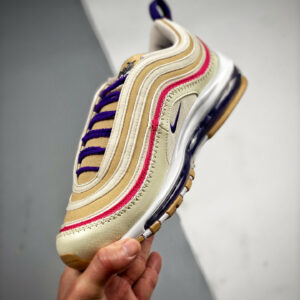 Nike Air Max 97 Air Sprung Tan Purple-Pink For Sale