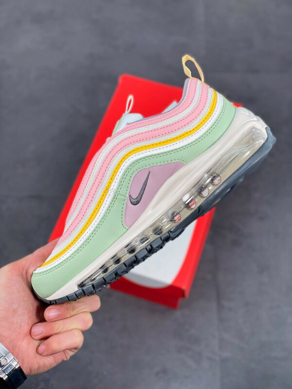 Nike Air Max 97 Multi Pastel Pink Orange-Yellow-Green For Sale