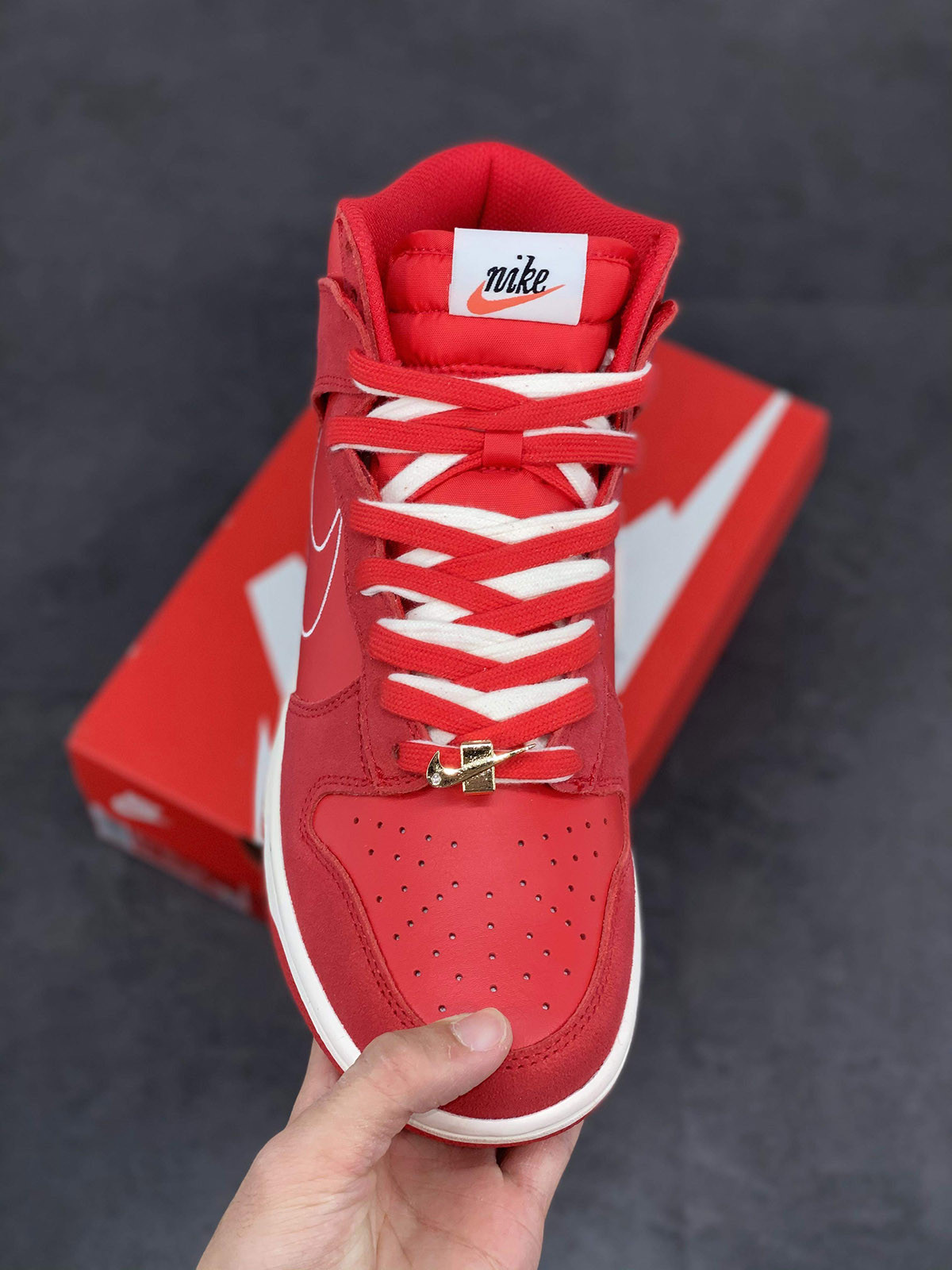 Nike Dunk High First Use University RedSail For Sale
