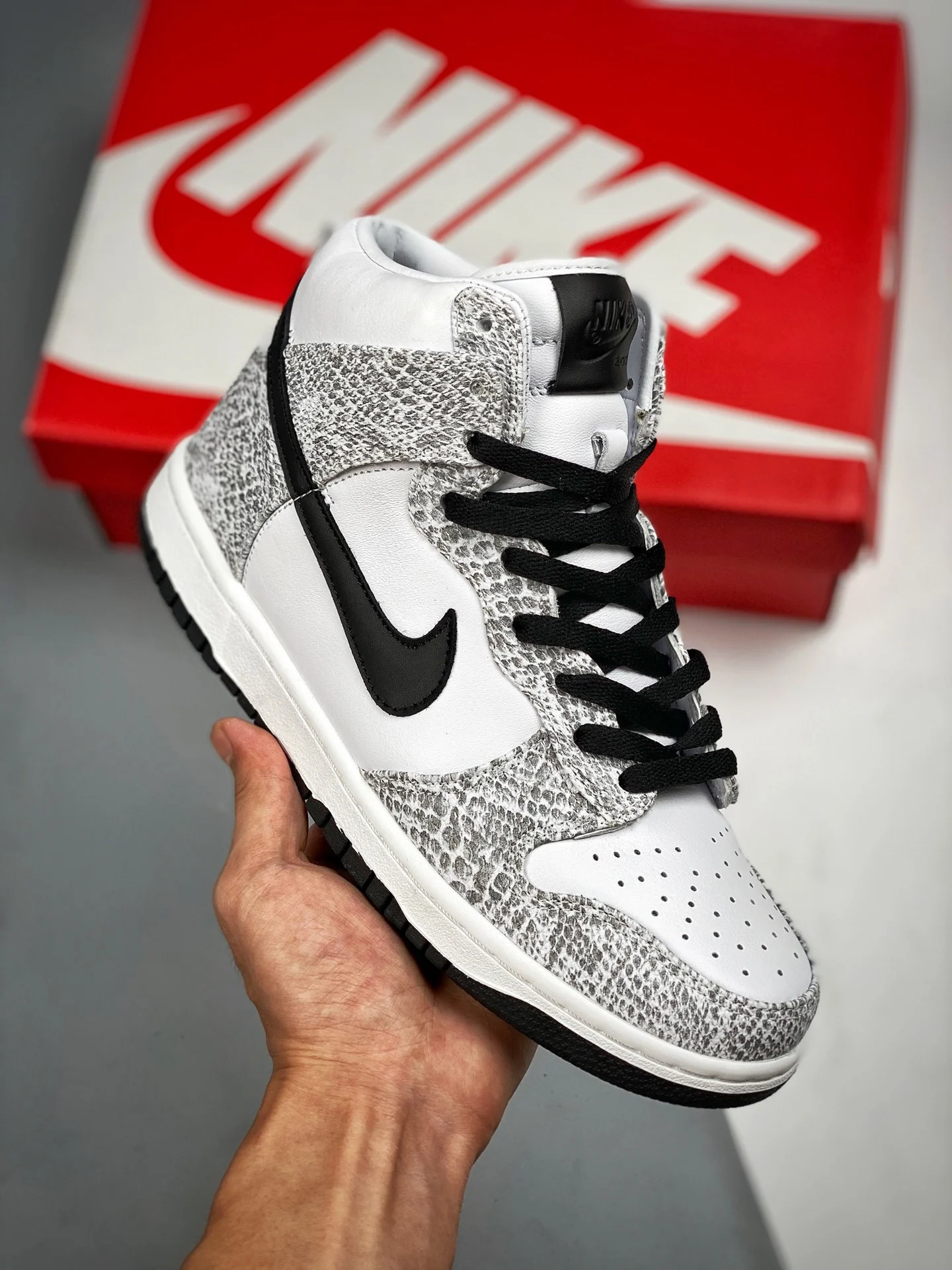 Nike Dunk High PRM SP Cocoa Snake Black White-Cocoa For Sale