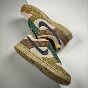 Nike Dunk Low Safari Cacao Wow Off Noir-Gorge Green DX2654-200 For Sale