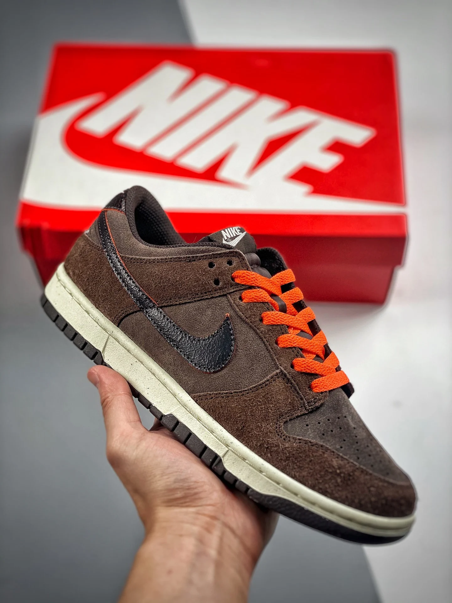 Nike Dunk Low Baroque Brown Team Orange DQ8801-200 For Sale