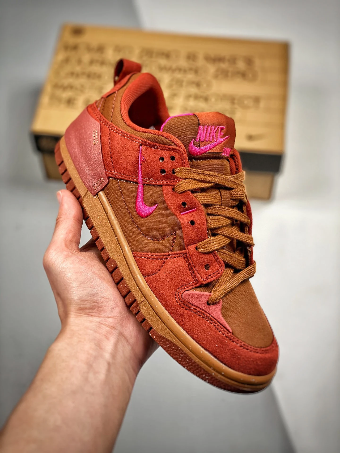 Nike Dunk Low Disrupt 2 Desert Bronze Pink Prime-Rugged Orange For Sale