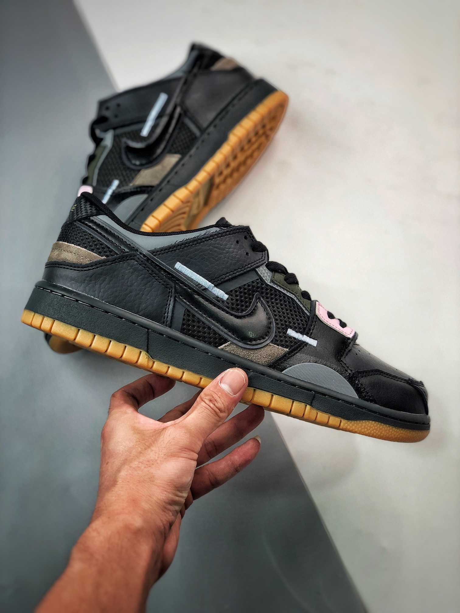 Nike Dunk Low Scrap Black Gum DB0500-001 For Sale