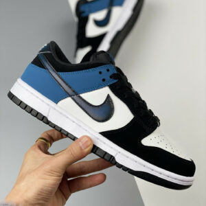 Nike Dunk Low Summit White Industrial Blue-Black FD6923-100 For Sale