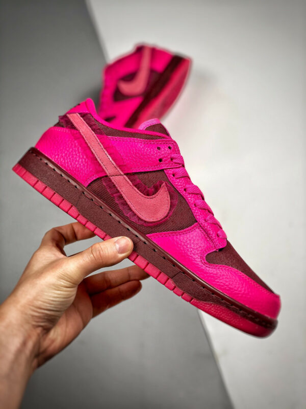 Nike Dunk Low Valentines Day Team Red Pink Prime DQ9324-600 For Sale