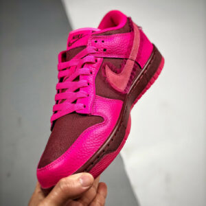 Nike Dunk Low Valentines Day Team Red Pink Prime DQ9324-600 For Sale