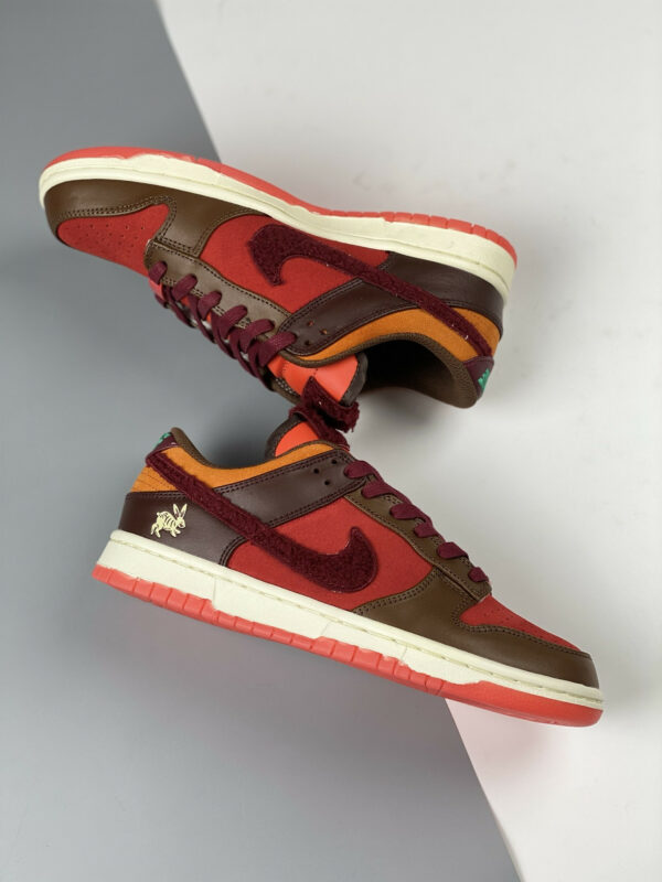 Nike Dunk Low Year of the Rabbit Orange Brown FD4203-661 For Sale