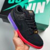 Nike SB Dunk Low BHM Black Black-Purple Venom 504750-001 For Sale