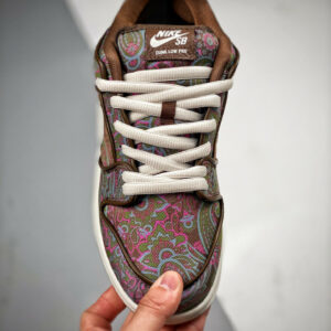 Nike SB Dunk Low Paisley Brown Burgundy-Green-Pink DH7534-200 For Sale