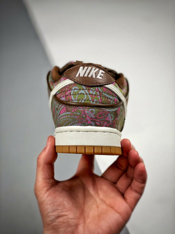 Nike SB Dunk Low Paisley Brown Burgundy-Green-Pink DH7534-200 For Sale