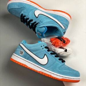 Nike SB Dunk Low Pro Club 58 Blue Chill Safety Orange Black White For Sale