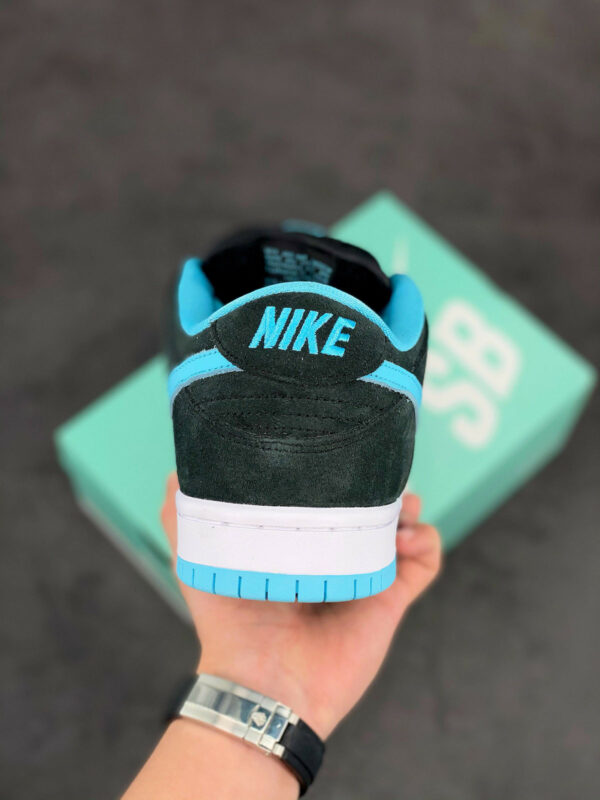 Nike SB Dunk Low Pro Black Clear Jade-White For Sale