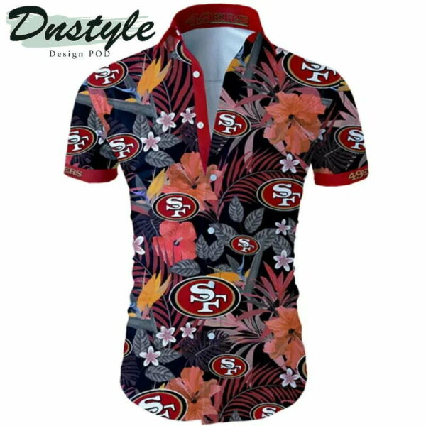 San Francisco 49Ers Tropical Hawaiian Shirt