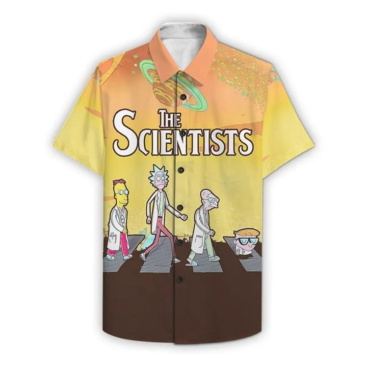 The Scientists Rick And Morty Hawaiian Shirt