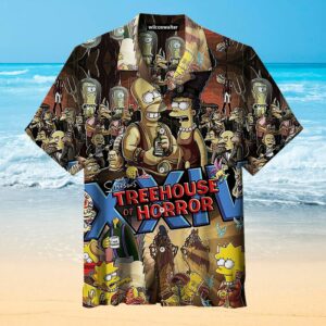 The Simpsons Hawaiian Shirt Beach Outfit Summer
