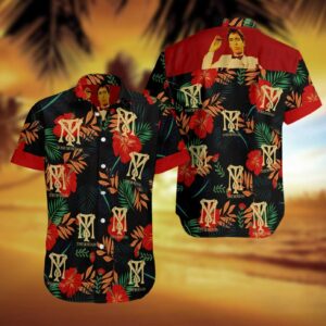 Tony Montana Custom S Hawaiian Shirt