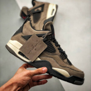 Travis Scott x Air Jordan 4 Olive For Sale