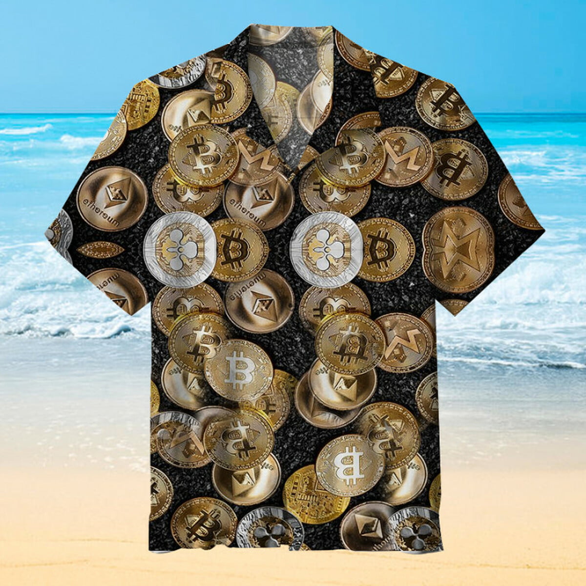 Trendy Fashion Bitcoin Hawaiian Shirt