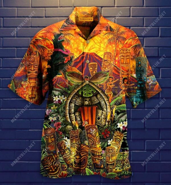 Wakaka Tiki Funny Hawaiian Shirt