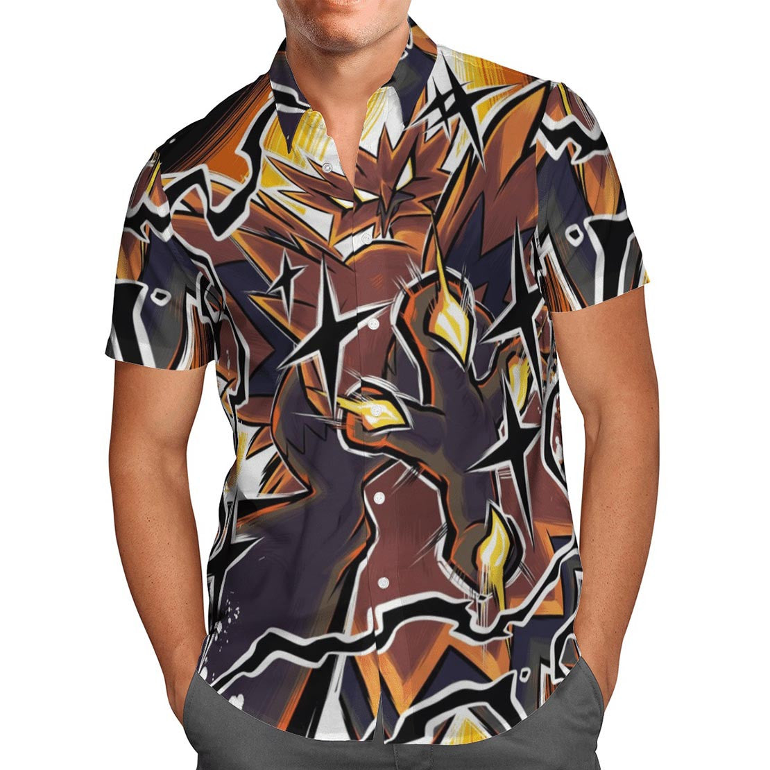 Zapdos Pokemon Hawaiian Shirt Outfit Beach Summer