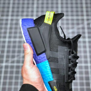 Adidas NMD R1 V2 Black Carbon Shock Yellow FX4147 For Sale