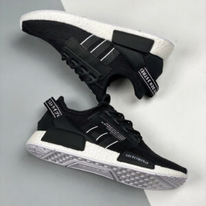 Adidas NMD R1 V2 Black White For Sale