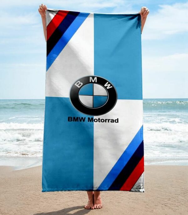 Bmw Motorrad Beach Towel Summer Item Luxury Fashion Accessories Soft Cotton