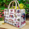 Atlanta Braves Women Leather Hand Bag