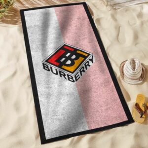 Burberry Beach Towel Summer Item Soft Cotton Accessories Fashion Luxury
